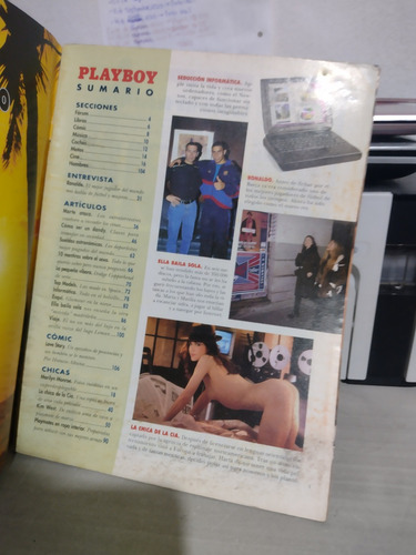 Revista Playboy Marilyn Monroe #219 Marzo 1997 Pg6 (Usado)