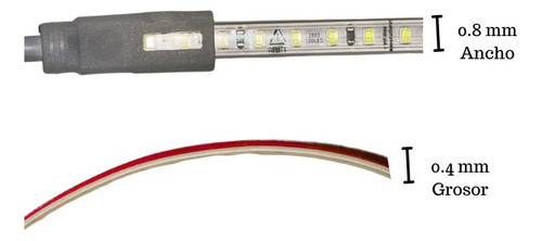 30m Manguera Led Con Cinta Adherible 120 L/m Corte C/ 10cm Luz Blanco Frío