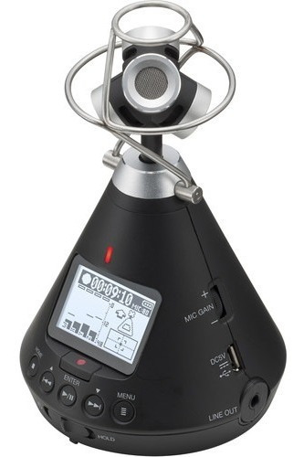 Imagem 6 de 9 de Zoom Gravador Digital De Áudio 360° H3-vr 12x S/juros