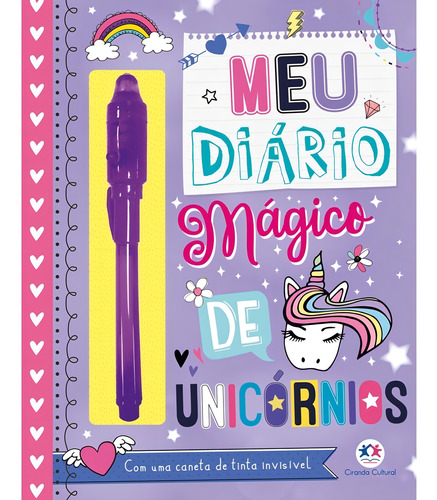 Meu diário mágico de unicórnios, de Cultural, Ciranda. Ciranda Cultural Editora E Distribuidora Ltda., capa mole em português, 2019