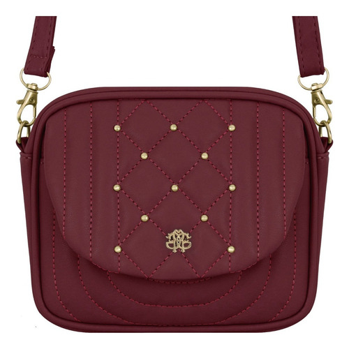 Bolso Para Dama Mini Crossbody Moda Juvenil Casual Mb Color Vino / JUJUBE RD MB-003