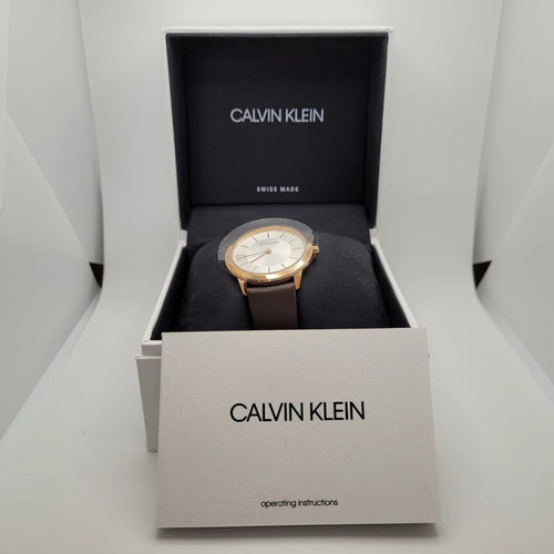Reloj Suizo Calvin Klein Minimal Cuarzo Nuevo Original Mujer