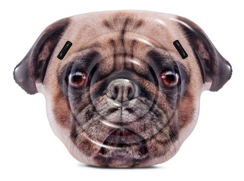 Colchoneta Inflable 173x130 100kg Perro Pug Intex 58785