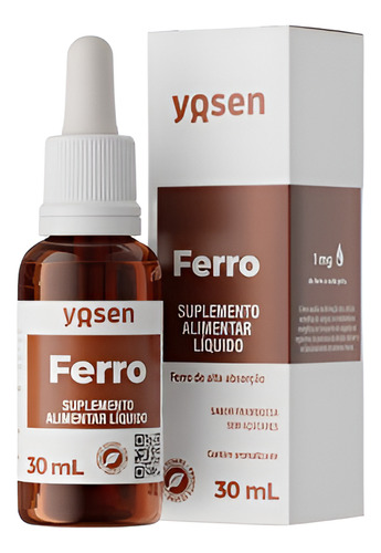 Ydrosolv Ferro 30ml Suplemento Alta Absorção Yosen