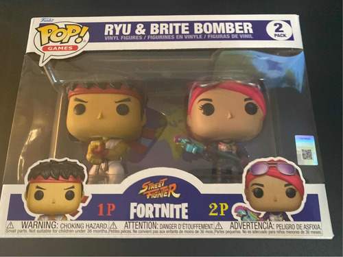 Funko Ryu & Brite Bomber (2 Pack) Street Fighter