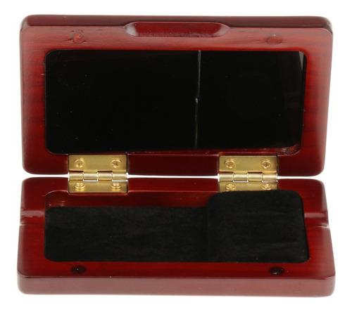 Caja De Madera Maciza Portátil Para Cañas De Clarinete De