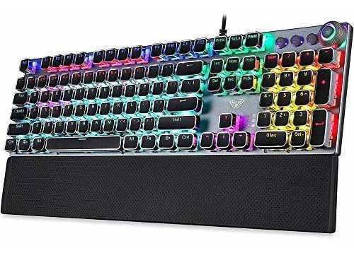 Teclado Mecánico Para Juegos Cc Mall 2088 - Negro