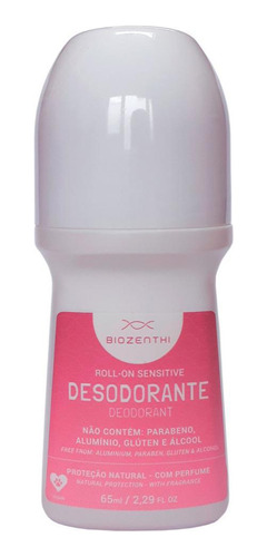 Biozenthi Desodorante Roll-on Sensitive 65ml