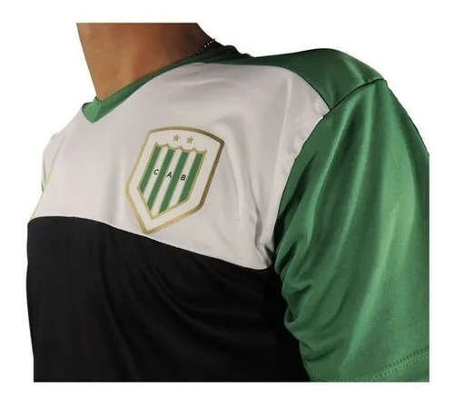 Imagen 2 de 2 de Lefran Athix Remera Entrenamiento Banfield Negro