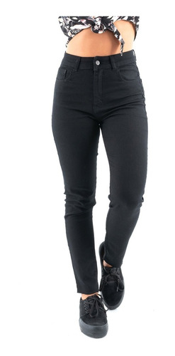 Jean Roxy Mujer Negro Stand By You Black Elastizado