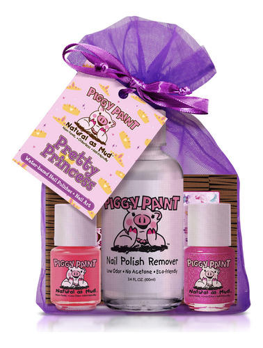 Piggy Paint - Esmalte De Uñas 100% No Tóxico Para Niñas, Seg