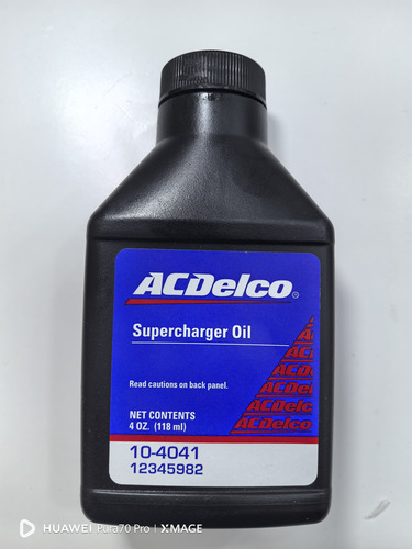 Aceite Para Supercargador 10-4041 Acdelco 4oz 100% Original