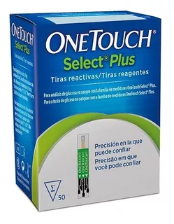 Tiras Reactivas One Touch Select Plus X 50 Unidades