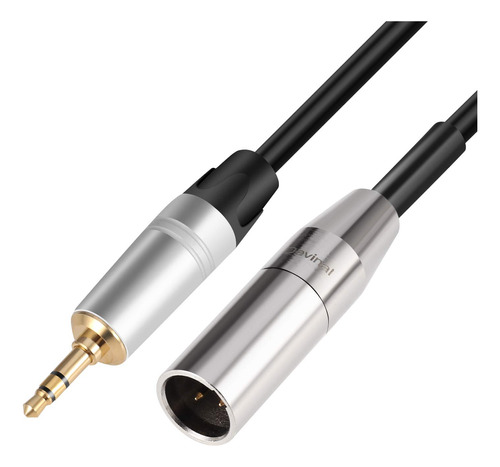 Devinal 3.5mm To Mini Xlr Calbe, 1/8 Inch Stereo To 3 Pin M.