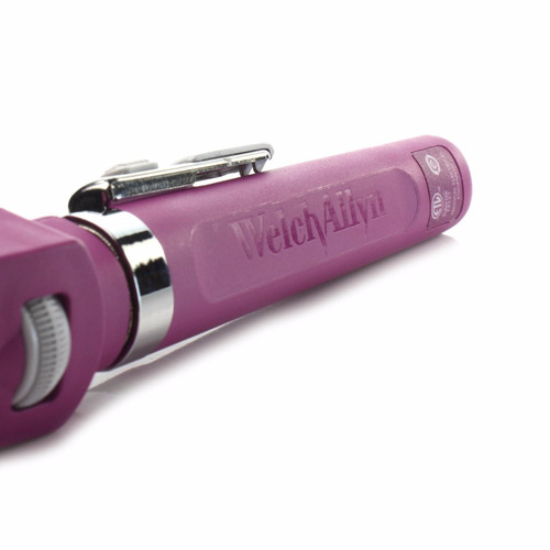 Imagen 7 de 10 de Oftalmoscopio Welch Allyn Pocket Led 2.5v Con Mango Purpura