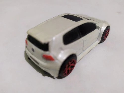 Hot Wheels 2008 - White Volkswagen Golf Gti Metal Blanco (Usado)