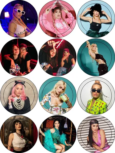 Pins Prendedores 55 Mm Lali Esposito Mp3 X 15 Unidades