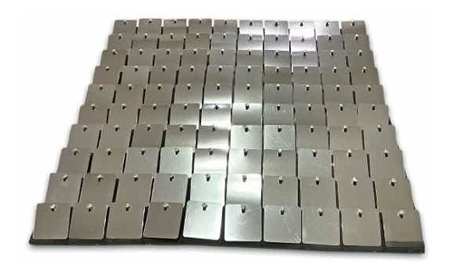 Imagen 1 de 9 de Shimmer Wall Panel Pared Cortina 30x30 Cms Plata X 9 Unidads