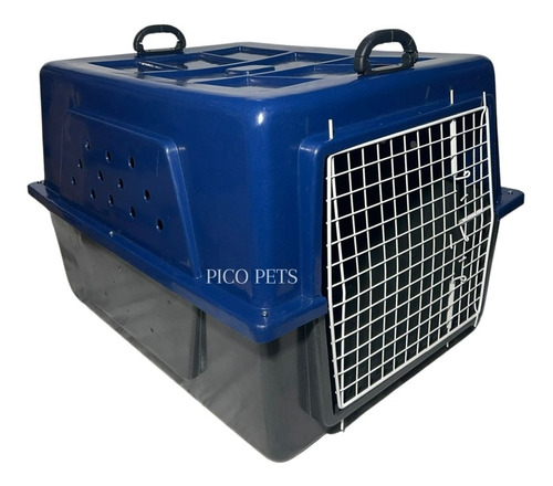 Caixa Transporte N5 Grande Cães Gatos Resistente Porta Aço