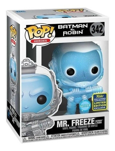 Funko Pop Batman E Robin Mr. Freeze 342 Glitter Sdcc 2020