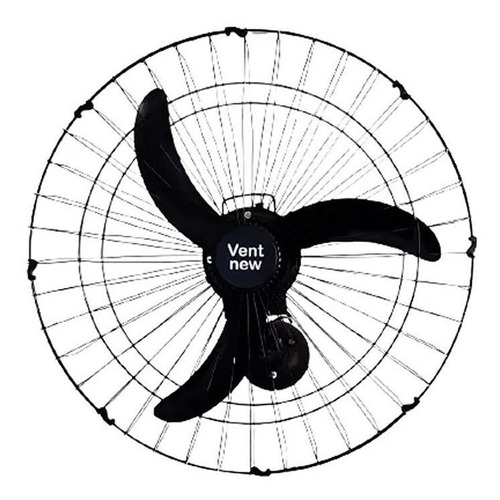 Ventilador Oscilante De Parede Vent New 60cm 155w Preto