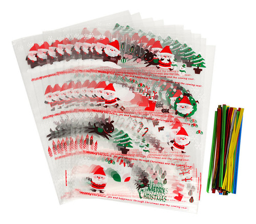 Bolsas De Caramelos Navideños, Embalaje Para Hornear, Gallet