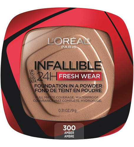Base de maquillaje en polvo L'Oréal Paris Infallible Infallible tono 300 amber