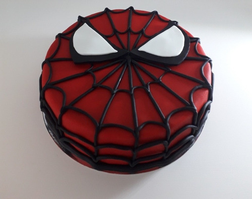 Torta Hombre Araña Y Galletas Superheroes