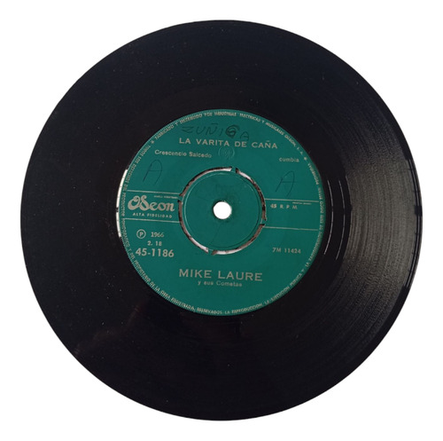 Vinilo Single De Mike Laure - La Banda Esta Borracha ( T14 (Usado)