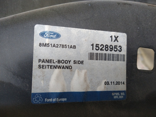 Lateral Traseira Esquerda Focus Hatch 08 A 13 8m51 A27851 Ab