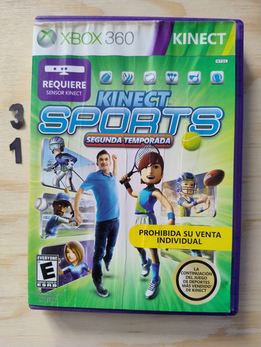 Kinect Sports Segunda Temporada Xbox360 