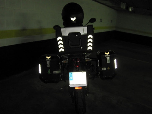 Imagen 8 de 8 de Etiqueta Reflectiva Malet Moto Klr Bmw Givi Vstrom Designpro