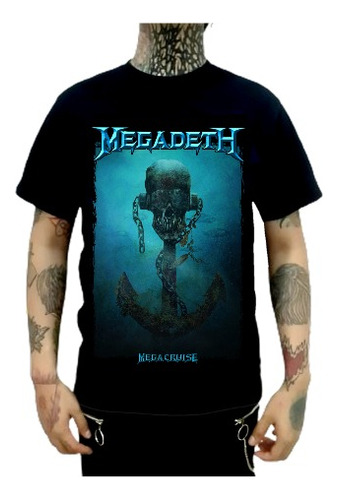 Playera Megadeth Banda Thrash Metal Megacruise