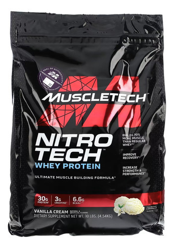 Nitro Tech Performance 10 Lbs Vainilla Muscletech