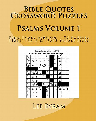 Libro Bible Quotes Crossword Puzzles: Psalms - Byram, Lee