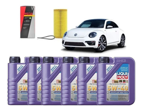 Fusca Tsi 2.0 Troca De Óleo Liqui Moly 5w40 Wega Woe624