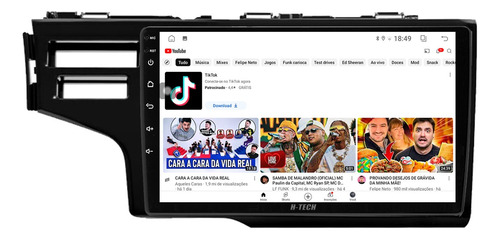 Multimidia Honda Fit 15/20 9p Android Carplay Octacore + Ré