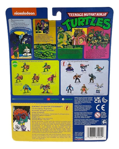 Figuras De Acción Clásicas De Tortugas Ninja 10 Cm Enemigos