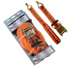 Comprar Cinta Com Catraca E Ganchos MTX 5436655 38 Mm X 10 Metros para 10 Ton Stels Cor Laranja no Mercado Livre