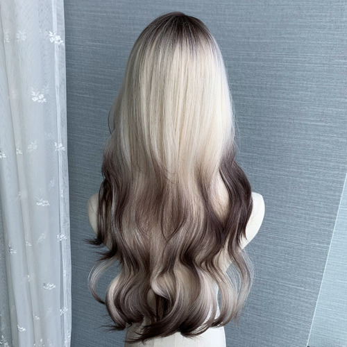 ( Pelucas Coloridas Con Rizos Largos Y Naturales En La