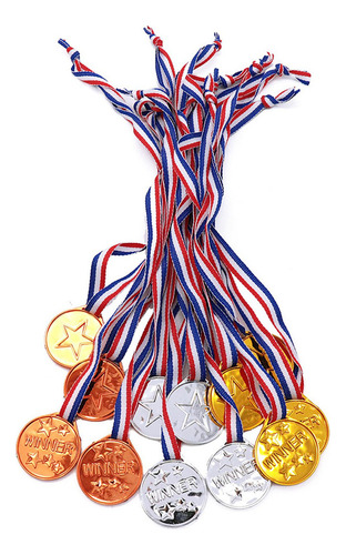 Y 3 X 5 Piezas De Medallas De Premio De Plástico Para Niños,