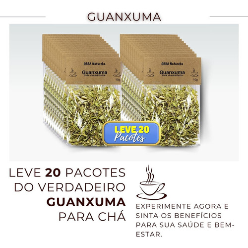 Leve 20 Guanxuma Erva P Chá Ideal Para Cha