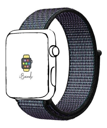 Imagem 1 de 1 de Pulseira Ibands Loop Esportiva Várias Cores Para Apple Watch