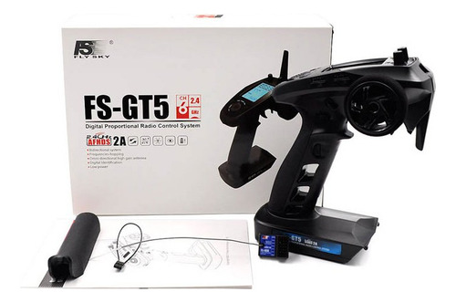 Control Remoto Flysky Fs-gt5 2.4g De 6 Canales Para Coche