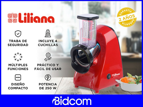 Multi Rallador Electrico Liliana Easysalad Asm100 4cuchillas