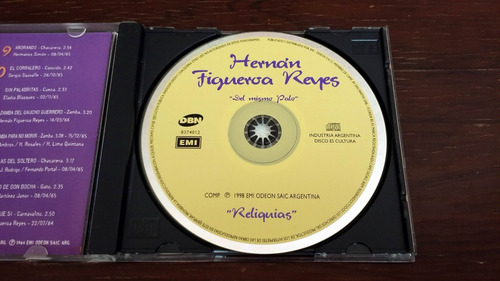 Hernan Figueroa Reyes - Del Mismo Palo Reliquias * Cd Arg. Estándar (Usado)