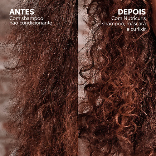 Kit Nutricurls Sh 1000ml + Cond 1000ml + Óleo Light 100ml