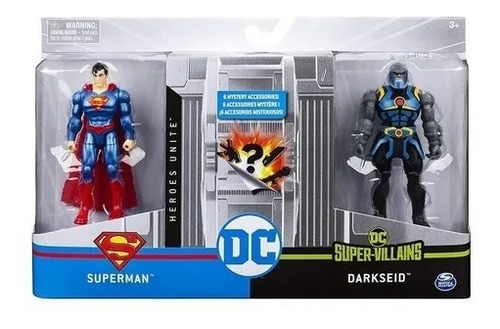Dc Heroes Unite Superman Y Darkseid Dc Universe