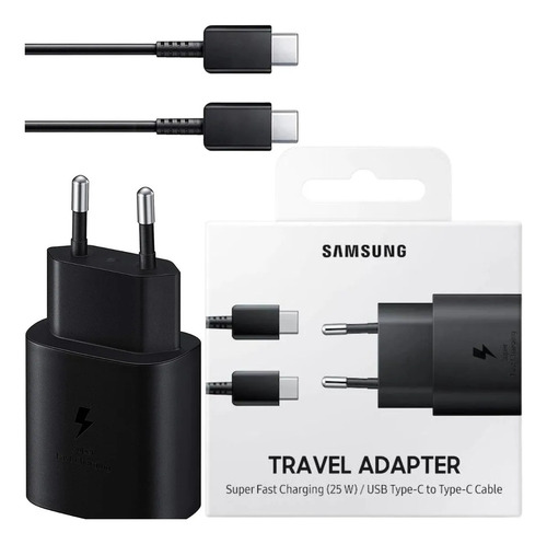 Carregador Turbo Samsung 25w Galaxy Note 10+ Plus Tipo-c