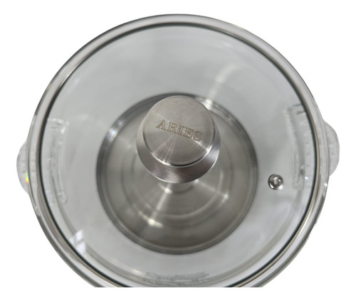Set De Ollas Cocinalia 6 Pzas Vidrio Resistente Y Duraderas Gris